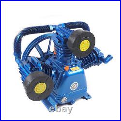 10HP 175PSI 3 Cylinder W Style Air Compressor Pump Motor Head Double Stage 7.5KW
