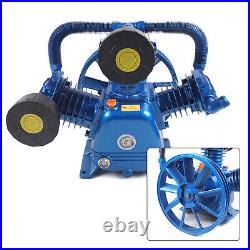 10HP 3-Piston 3 Cylinder W-Style Replacement Air Compressor Head Pump 2-Stage