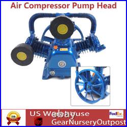 10HP 7.5KW 3 Cylinder 1 Single Stage Cast Iron Air Compressor Pump 31.7SCFM