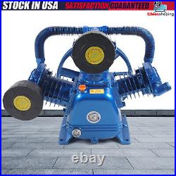 10HP 7.5KW 3 Cylinder 1 Single Stage Cast Iron Air Compressor Pump 31.7SCFM