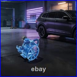 10HP 7.5KW 3 Cylinder 1 Single Stage Cast Iron Air Compressor Pump 31.7SCFM