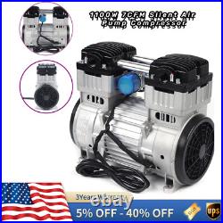 1100W 7CFM Silent Air Pump Compressor Head Small Air Mute Oilless Vacuum Pump
