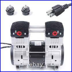 1100W 7CFM Silent Air Pump Compressor Head Small Air Mute Oilless Vacuum Pump