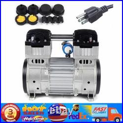 1100W 7CFM Silent Air Pump Compressor Head Small Air Mute Oilless Vacuum Pump US