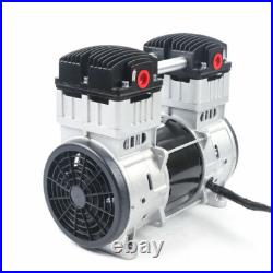 1100W 7CFM Silent Air Pump Compressor Head Small Air Mute Oilless Vacuum Pump US