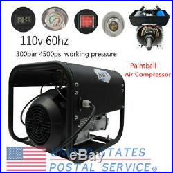 110V 220V PCP High Pressure 300bar 4500psi Air Compressor for Paintball Airsoft
