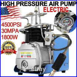 110V 30MPA 4500PSI High Pressure Air Compressor PCP Airgun Scuba Air Pump 1800W