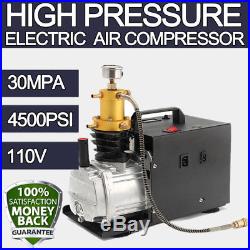 110V Adjustable Automatic Stop pcp Air Compressor 4500PSI 300bar Water Cooled MY