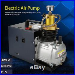 110V Adjustable Automatic Stop pcp Air Compressor 4500PSI 300bar Water Cooled MY