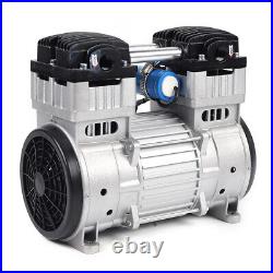 110V Air Compressor Head Small Air Pump Head Motor Oilless Diaphragm Vacuum Pump