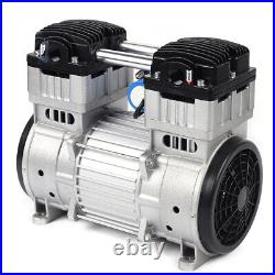 110V Air Compressor Head Small Air Pump Head Motor Oilless Diaphragm Vacuum Pump
