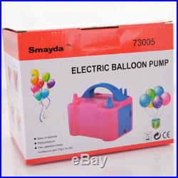 110V Portable Electric Balloon Pump Air Blower Balloon Inflator Party Wedding US