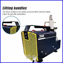 110v 300bar Portable Air Compressor Paintball Fill Station for PCP Game