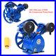 115PSI Twin Cylinder Air Compressor Pump Head Pneumatic Tool Single Stage 3HP