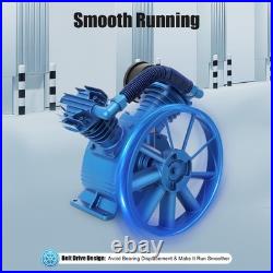 11CFM 5HP 175 PSI Air Compressor Pump Motor Head Double Stage V-Style 2-Cylinder