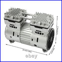 125L/min 4.5CFM Oilless Vacuum Pump Air Pump Compressor Head Small Air Mute 800W