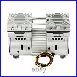 125L/min 4.5CFM Oilless Vacuum Pump Air Pump Compressor Head Small Air Mute 800W