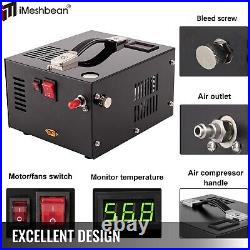 12V/110V/220V PCP Air Compressor 30Mpa/4500Psi Manual-Stop High Pressure PUMP