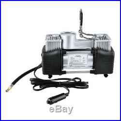 12V 150PSI Double Cylinder Air Pump Compressor Car Auto Tire Inflator Heavy Duty