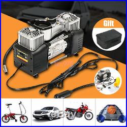 12V 150PSI Double Twin Cylinder Air Pump Compressor Car Tyre Inflator Portable