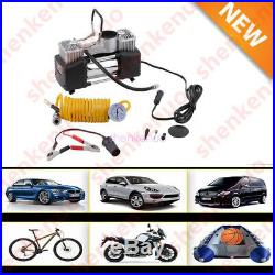 12V 150PSI Heavy Duty Double Cylinder Air Pump Compressor Car Tire Tyre Inflator