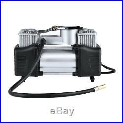 12V 150PSI Heavy Duty Double Cylinder Air Pump Compressor Car Tire Tyre Inflator