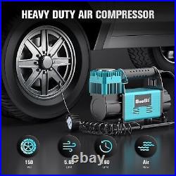 12V Air Compressor Heavy Duty 5.65 CFM Offroad Air Compressor Pump Portabl