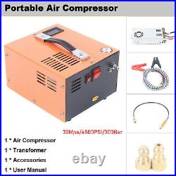 12V Air Compressor Transformer Car Inflating Air Gun High Pressure Pump 30Mpa US