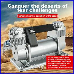 12V Heavy Duty Air Compressor Tire Inflator Air Pump for Car Truck SUV Off-road