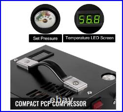 12V PCP Air Compressor Pump 4500Psi Paintball Rifle High Pressure Scuba Portable