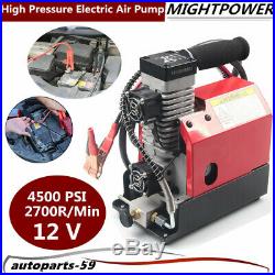 12V PCP Electric 4500PSI High Pressure Fit Shotgun & Car Air Compressor Pump