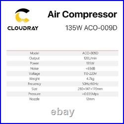 135W 110V Laser Air Compressor Electromagnetic Pump for Cutter Engraver Machine