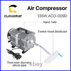 135W 110V Laser Air Compressor Electromagnetic Pump for Cutter Engraver Machine