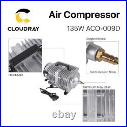 135W 110V Laser Air Compressor Electromagnetic Pump for Cutter Engraver Machine