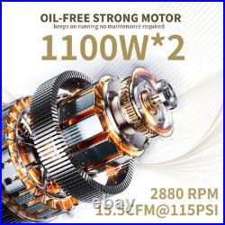 13.2 Gallon Ultra Quiet Air Compressor 2.2KW, 3PH Steel Tanks 70dB Noise Level