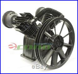 145 PSI 5.5 HP 18 CFM V Type Twin Cylinder Air Compressor Pump Head Single Stage