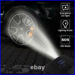 150PSI Wireless Car Electric Tire Inflator Portable USB Air Compressor Pump 3PCS