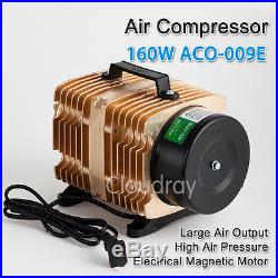 160W Laser Air Compressor Electromagnetic Pump for Cutter Engraver Machine 220V