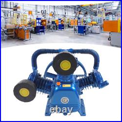175PSI 10HP 7.5KW W Style 3-Cylinder Air Compressor Pump Motor Head Double Stage