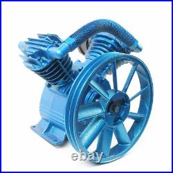 175PSI 5HP 4KW V Style 2-Cylinder Air Compressor Pump Motor Head Double Stage