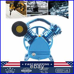 175PSI 5.5HP Twin Cylinder Air Compressor Pump Head V Type Double Stage New