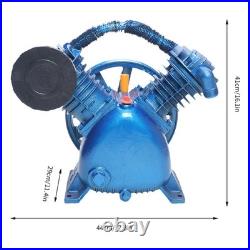175psi 5HP V Style 2-Cylinder Air Compressor Pump Motor Double Head Double Stage