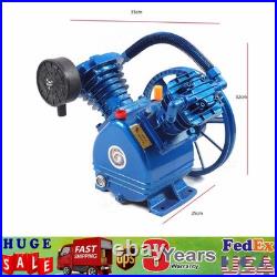 175psi V Style 2 Cylinder Air Compressor Pump Motor Head Double Stage Air Tool