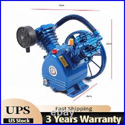 175psi V Style 2 Cylinder Air Compressor Pump Motor Head Double Stage Air Tool