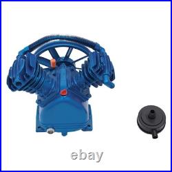 175psi V Style 2 Cylinder Air Compressor Pump Motor Head Double Stage Air Tool