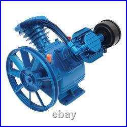 175psi V Style 2 Cylinder Air Compressor Pump Motor Head Double Stage Air Tool