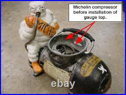 1920's Michelin Man Air Pump Compressor Bibendum TOP Air Gauge COVER NEW