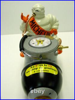 1920's Michelin Man Air Pump Compressor Bibendum TOP Air Gauge COVER NEW