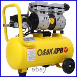 1.5HP Air Compressor 8 Gallon 115PSI Silent Oil Free Air Compressor 70 dBA