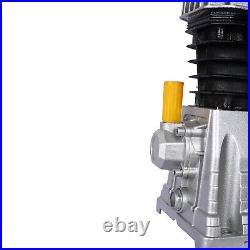 1.5KW Piston Twin Cylinder Air Compressor Head Pump Aluminum Pump Replacement